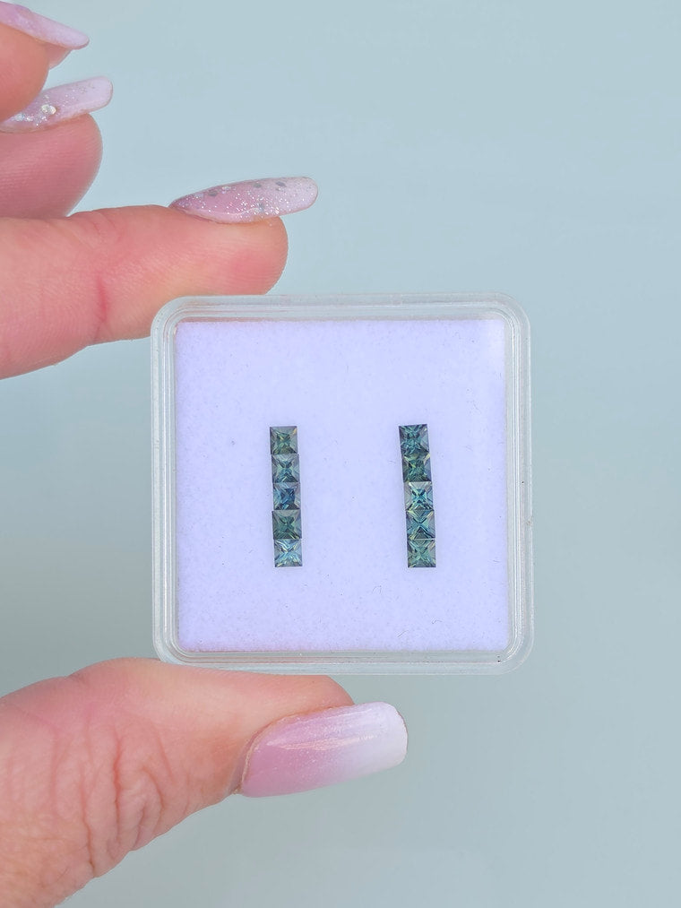Gradual Sapphire Colour Set in Teals
